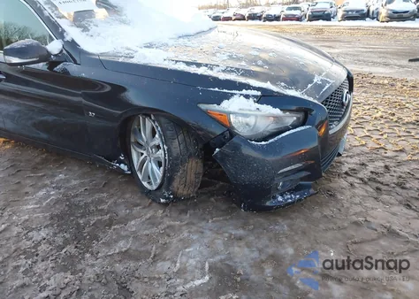 2015 Infiniti Q50 Premium из США, поврежденный, VIN JN1BV7AR5FM403069